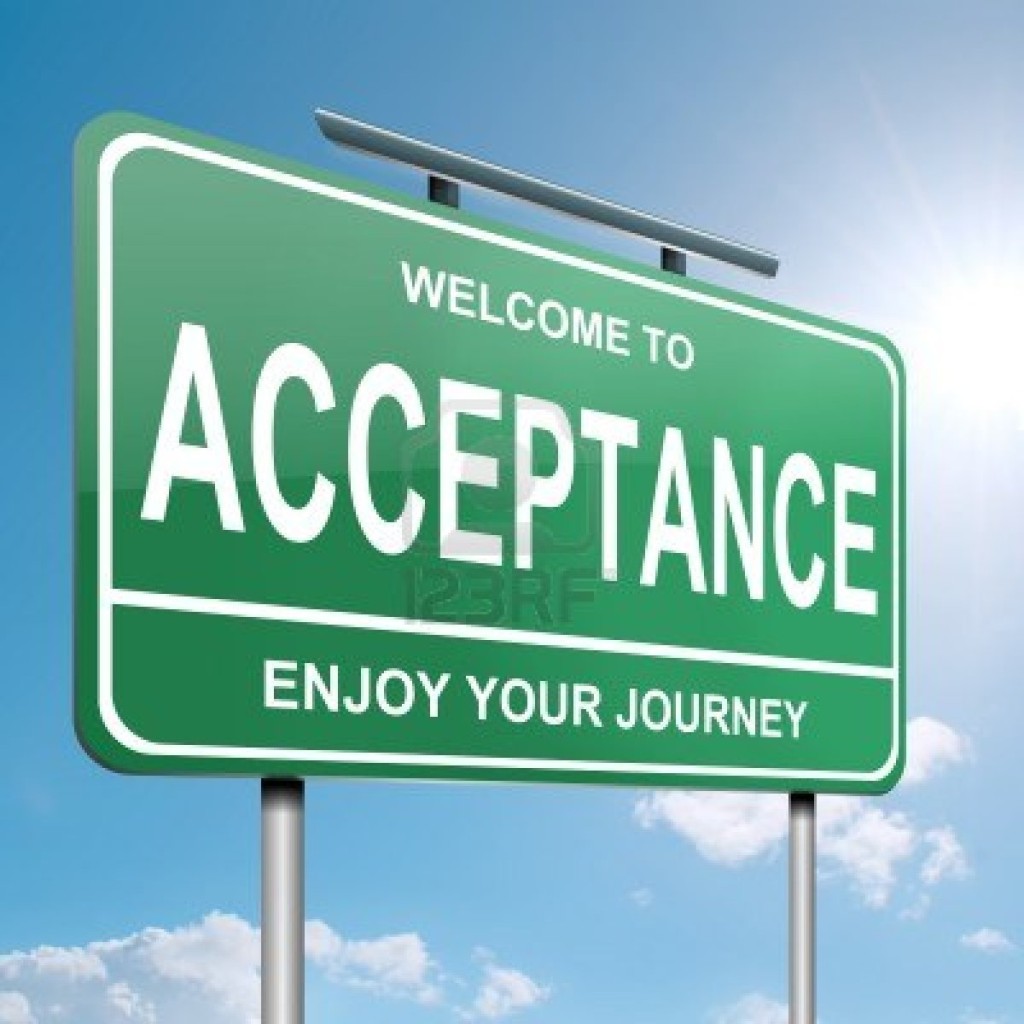 acceptance-road-sign