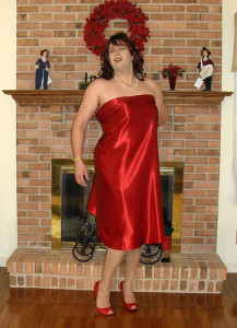 transvestite in red